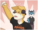 Rating: s
ID: 5427023
Date: 2025-03-11 15:28:58 -0400
Status: active
Score: 73
2025 5_fingers anthro anthro_focus black_clothing black_hair black_shirt black_topwear blue_body blue_fur bodily_fluids border canid canine canis clothing crying daniel_segja domestic_dog duo fingerless_(marking) fingers fist freckles front_view frown fur hair joel_mustard lady_gaga male mammal musical_note musical_symbol open_mouth raised_arm raised_hand shirt solo_focus symbol tears text text_on_clothing text_on_shirt text_on_topwear topwear white_body white_border white_fur wolf yellow_body yellow_fur zeta-haru post #5427023