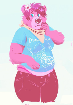 2017 austin_(night_physics) bandanna bear blush clothing crossgender dramamine facial_piercing female flower jeans jellyfish mammal marine pants piercing plant shirt shy simple_background slightly_chubby solo underwear white_background
Rating: Safe
Score: 2
User: Ghost524
Date: June 27, 2017 2017 austin_(night_physics) bandanna bear blush clothing crossgender dramamine facial_piercing female flower jeans jellyfish mammal marine pants piercing plant shirt shy simple_background slightly_chubby solo underwear white_background
Rating: Safe
Score: 2
User: Ghost524
Date: June 27, 2017