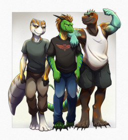 2016 4_toes 5_toes anthro athletic biped black_clothing black_countershading black_horn black_scales blue_clothing blue_eyes blue_scales blue_stripes border brown_clothing brown_eyes brown_scales claws clothed clothing countershade_face countershade_tail countershade_torso countershading digital_drawing_(artwork) digital_media_(artwork) digitigrade dragon eye_contact flame_pattern flexing front_view full-length_portrait gecko gloves_(marking) green_eyes green_scales grey_background grey_clothing group hand_in_pocket hand_on_hip hand_on_leg hand_on_shoulder head_spines horn humanoid_hands iguana jeans lapres leaning_on leopard_gecko lizard long_tail looking_away male marine_iguana markings multicolored_scales muscular muscular_male orange_scales orange_sclera outside_border pants portrait pose reptile reverse_countershading scales scalie shirt shorts simple_background smile socks_(marking) spines spotted_scales standing striped_scales striped_tail stripes tail_spines tank_top thick_tail toes walking white_background white_border white_clothing white_countershading white_scales yellow_countershading yellow_scales
Rating: Safe
Score: 2
User: facelessmess
Date: June 27, 2017 2016 4_toes 5_toes anthro athletic biped black_clothing black_countershading black_horn black_scales blue_clothing blue_eyes blue_scales blue_stripes border brown_clothing brown_eyes brown_scales claws clothed clothing countershade_face countershade_tail countershade_torso countershading digital_drawing_(artwork) digital_media_(artwork) digitigrade dragon eye_contact flame_pattern flexing front_view full-length_portrait gecko gloves_(marking) green_eyes green_scales grey_background grey_clothing group hand_in_pocket hand_on_hip hand_on_leg hand_on_shoulder head_spines horn humanoid_hands iguana jeans lapres leaning_on leopard_gecko lizard long_tail looking_away male marine_iguana markings multicolored_scales muscular muscular_male orange_scales orange_sclera outside_border pants portrait pose reptile reverse_countershading scales scalie shirt shorts simple_background smile socks_(marking) spines spotted_scales standing striped_scales striped_tail stripes tail_spines tank_top thick_tail toes walking white_background white_border white_clothing white_countershading white_scales yellow_countershading yellow_scales
Rating: Safe
Score: 2
User: facelessmess
Date: June 27, 2017