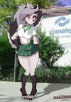Rating: s
ID: 5126514
Date: 2024-10-19 20:56:55 -0400
Status: active
Score: 192
4_toes absurd_res anthro black_claws black_nose bottomwear breasts canid canid_demon canine claws clothed clothing collar conalep demon dialogue ear_piercing feet female fur grey_hair hair hellhound helluva_boss hi_res knock-kneed loona_(helluva_boss) loona_in_mexico mammal mythological_canine mythological_creature mythology notched_ear photo_background photography_(artwork) piercing pleated_skirt red_sclera school_uniform sebasdono skirt solo spanish_text spiked_collar spikes tail text toes translated uniform white_body white_eyes white_fur post #5126514