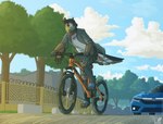 Rating: s
ID: 3739455
Date: 2022-12-08 13:08:29 -0500
Status: active
Score: 14
2020 3_toes 5_fingers anthro arm_tuft avian avian_feet beak bicycle bird black_body black_claws black_feathers blue_body blue_car blue_clothing blue_feathers blue_footwear blue_sandals blue_sky bottomwear brown_body brown_eyes brown_feathers building cheek_tuft chest_tuft claws clothing cloud cycling day detailed_background facial_markings facial_tuft feathers feet fence fingers footwear front_view grey_bottomwear grey_clothing grey_jacket grey_shorts grey_topwear head_markings head_tuft honda_civic jacket jay_(sammfeatblueheart) knee_tuft leg_tuft low-angle_view male markings mountain_bike open_beak open_mouth outside plant purple_body purple_feathers riding_bike sammfeatblueheart sandals shaded shirt shoes shorts signature sky solo striped_feathers tail tail_feathers toes tongue topwear tree trogon trogonid tuft vehicle white_body white_clothing white_feathers white_shirt white_topwear winged_arms wings wrist_tuft yellow_beak post #3739455