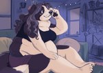 Rating: s
ID: 5578589
Date: 2025-05-17 10:56:04 -0400
Status: pending
Score: 4
2025 anthro bedroom belly book border_collie bottomwear bra breasts canid canine canis clothed clothed_anthro clothed_female clothing coat collie cute_fangs detailed_background digital_media_(artwork) domestic_dog eyewear fangs fat_rolls feet female floppy_ears full-length_portrait furniture glasses hair herding_dog hi_res hindpaw inside luckymuttz mammal midriff on_sofa overweight overweight_anthro overweight_female pastoral_dog pawpads paws pillow plant plushie portrait sheepdog shelf shorts sitting sitting_on_sofa smile sofa solo sports_bra string_lights teeth topwear underwear whisker_spots window post #5578589