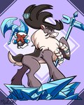 Rating: s
ID: 4845304
Date: 2024-06-11 13:34:23 -0400
Status: active
Score: 5
2023 absurd_res deer digital_drawing_(artwork) digital_media_(artwork) duo facial_hair feral fur grey_body grey_fur hi_res holding_object holding_weapon humanoid ice looking_at_viewer male mammal mrlcat16 multicolored_body multicolored_fur mustache new_world_deer pose reindeer side_view signature stronghoof_hoofstrong them's_fightin'_herds vetr_(tfh) weapon winter_sprite post #4845304