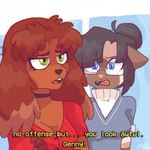 Rating: s
ID: 4123234
Date: 2023-06-21 08:24:03 -0400
Status: active
Score: 5
1:1 alternate_form american_shorthair angelina_davis anthro anthrofied bangs blue_eyes brown_body brown_fur brown_hair canid canine canis choker clothed clothing collie crossed_arms domestic_cat domestic_dog duo ears_down eyewear facial_markings fangs felid feline felis female floppy_ears fur genevieve_ryan glasses green_eyes hair hair_bun hasbro head_markings herding_dog jewelry littlest_pet_shop littlest_pet_shop:_popular lps_252 lps_5 mammal markings mea-art muzzle_(marking) necklace pastoral_dog pivoted_ears sheepdog siamese snout snout_markings subtitled sweater teeth text topwear turtleneck white_body white_fur post #4123234
