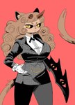 Rating: s
ID: 3102553
Date: 2022-01-02 13:56:36 -0500
Status: active
Score: 22
:< alternative_fashion anthro big_breasts biped black_inner_ear black_sclera bottomwear breasts brown_eyebrows brown_hair brown_tail business_suit clothing comic curly_hair demon digital_media_(artwork) domestic_cat eyebrows felid feline felis female fur gloves grey_bottomwear grey_clothing grey_outfit grey_pants hair handwear hi_res horn inner_ear_fluff j-fashion long_hair mammal multicolored_clothing narrowed_eyes ouji_(fashion) pants pink_body pink_fur pink_inner_ear_fluff portrait puppkittyfan1 red_background red_horn simple_background standing suit tail three-quarter_portrait trans_(lore) trans_woman_(lore) tuft two_tone_clothing weapon_arm weapon_hand white_clothing white_gloves white_handwear yellow_eyes post #3102553