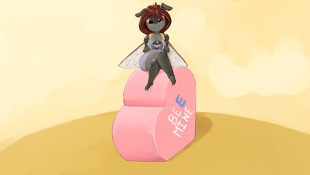 Rating: s
ID: 5619302
Date: 2025-06-03 20:18:32 -0400
Status: active
Score: 0
2020 4_arms absurd_res antennae_(anatomy) anthro arm_tuft arthropod auburn_hair barefoot bee braided_hair breasts candy_hearts cleavage clothed clothing crossed_legs dress elbow_tuft exoskeleton feet female gesture greying_hair hair hands_behind_back head_tilt heart_gesture hi_res humor hymenopteran insect insect_wings laura_(notrip) looking_at_viewer medium_breasts multi_arm multi_limb nipple_outline notrip pun purple_clothing purple_dress short_dress short_stack shoulder_tuft simple_background sitting smile smiling_at_viewer solo sweetheart thick_thighs tuft wings wrist_tuft yellow_sclera post #5619302