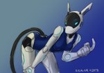 Rating: s
ID: 4980725
Date: 2024-08-12 03:46:03 -0400
Status: active
Score: 41
android anthro beckoning cable_tail clothed clothing digital_media_(artwork) electrical_plug_tail female gesture hi_res holographic_eyes leotard looking_at_viewer machine robot screen screen_face se-4258 sealer4258 simple_background solo swimwear tail post #4980725