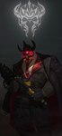 Rating: s
ID: 4769438
Date: 2024-05-07 21:03:50 -0400
Status: active
Score: 22
1_eye 2024 3_horns adios_(pixiv) armor black_bottomwear black_clothing black_coat black_gloves black_handwear black_pants black_suit black_topwear bottomwear clothing club_(weapon) coat coat_cape collared_shirt demon demon_humanoid gas_mask gloves handwear headgear helmet hi_res holding_club holding_melee_weapon holding_object holding_weapon horn humanoid legband logo looking_at_viewer male mask melee_weapon multi_horn necktie pants red_eyes red_necktie shirt solo suit topwear urgon weapon white_clothing white_shirt white_topwear post #4769438