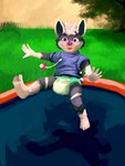 Rating: s
ID: 5514566
Date: 2025-04-19 11:47:43 -0400
Status: active
Score: 10
3:4 anthro canid canine canis clean_diaper clothed clothing detailed_background diaper domestic_dog fur grass grey_body grey_fur hi_res husky hybrid jameswebert jumping male mammal nordic_sled_dog open_mouth outside pacifier_clip pantsless plant procyonid raccoon shirt smile solo spitz toddler topwear trampoline wearing_diaper white_body white_fur young young_anthro young_male post #5514566
