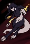Rating: s
ID: 5035899
Date: 2024-09-07 17:28:02 -0400
Status: active
Score: 4
accessory anthro big_tail biped black_sclera braided_hair chain claws comoxov cuff_(restraint) dark_body dark_fur demon digitigrade finger_claws fur gold_(metal) gold_chain gold_shackles hair hair_accessory hair_jewelry hi_res horn jewelry male rafel_the_pure red_eyes restraints shackled_wrists shackles slave solo tail toe_claws post #5035899
