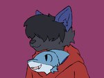 Rating: s
ID: 4982426
Date: 2024-08-12 21:07:04 -0400
Status: active
Score: 15
2022 4:3 adopted_(lore) adopted_son_(lore) adoptive_father_(lore) age_difference ambiguous_gender anthro black_hair black_nose blue_body blue_ears bust_portrait child clothed clothing digital_drawing_(artwork) digital_media_(artwork) domestic_cat duo felid feline felis fin firealpaca_(artwork) fish flat_colors fur grey_body grey_fur hair hair_over_eyes head_fin hi_res hoodie inside_clothing male mammal marine open_mouth open_smile pink_tongue portrait purple_background red_clothing red_hoodie red_topwear save_(savy) savy_(artist) shark simple_background smile snout teeth tongue topwear wilbert_(savy) young post #4982426