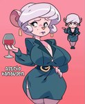Rating: s
ID: 4924392
Date: 2024-07-17 05:04:15 -0400
Status: active
Score: 23
anthro astrid_vanbusen belt belt_buckle big_breasts breasts buckle clothing colored_nails digital_media_(artwork) ear_piercing eyeshadow female footwear green_eyes grey_hair hair hand_on_hip holding_glass holding_object legwear lipstick makeup mammal markings mature_female mole_(marking) mouse murid murine nails piercing pixel_(artwork) purple_eyeshadow purple_lipstick rodent shoes simple_background solo stockings subhueman post #4924392