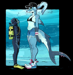 Rating: s
ID: 5749277
Date: 2025-08-01 14:07:16 -0400
Status: active
Score: 70
2025 4_fingers 5_fingers absurd_res air_tank ambiguous_gender ambiguous_species anthro baseball_cap bikini bikini_top blue_body blue_hair bottomwear breasts clothed clothing digital_media_(artwork) diving_mask dorsal_fin duo english_text facial_piercing female female_anthro fin fin_piercing fingers fish footwear freckles furgonomics furry-specific_piercing gills hair hat headgear headwear herny hi_res hotpants human larger_anthro larger_female looking_down looking_down_at_another mammal marine mask motivational_poster multicolored_body non-mammal_breasts nose_piercing nose_ring piercing ring_piercing scar scuba septum_piercing septum_ring shark shoes shorts size_difference small_breasts smaller_human swimwear tail tail_fin text thick_tail two-piece_swimsuit underwater water wristband post #5749277