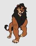 Rating: s
ID: 5646440
Date: 2025-06-16 14:12:37 -0400
Status: active
Score: 3
2022 angelofalls arm_tuft artist_name black_mane brown_body claws conditional_dnp curling_tail disney elbow_tuft eyebrow_scar eyebrows facial_scar felid feline feral full-length_portrait lion male mammal mane multicolored_body pantherine portrait quadruped scar scar_(the_lion_king) simple_background smile smiling_at_viewer solo tail text the_lion_king tuft two_tone_body walking_towards_viewer watermark post #5646440