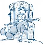 Rating: s
ID: 1344342
Date: 2017-10-01 01:57:44 -0400
Status: active
Score: 105
3_toes accessory adobe_photoshop_(artwork) anthro blue_and_white breasts canid canine chair claws clothing collar conditional_dnp crossed_legs digital_media_(artwork) feet female footwear fox fur furgonomics furniture gem hair hi_res holding_object krystal's_staff krystal_(star_fox) looking_at_viewer mammal markings monochrome multicolored_body multicolored_fur nintendo simple_background sketch smile solo staff star_fox tail tail_accessory tailband throne toes tom_fischbach tribal two_tone_body two_tone_fur white_background post #1344342