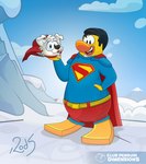 Rating: s
ID: 5589693
Date: 2025-05-22 00:11:39 -0400
Status: active
Score: 0
anthro avian belt bird black_hair blue_bodysuit blue_clothing blue_skinsuit bodysuit bottomwear cape clothing club_penguin crossover day dc_comics dog_puffle duo english_text feral fur hair hi_res krypto looking_at_viewer male on_model open_mouth outside pants penguin puffle red_bottomwear red_cape red_clothing red_pants short_hair skinsuit superman superman_(series) text tight_clothing unknown_artist upper_teeth_only white_body white_fur yellow_belt yellow_body yellow_skin post #5589693