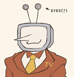Rating: s
ID: 5669552
Date: 2025-06-26 18:35:27 -0400
Status: active
Score: 4
antennae_(anatomy) clothed clothing darkner deltarune electronics eyestalks for_a_head humanoid male mamaito necktie not_furry object_head pointy_nose screen screen_face screen_head smile solo television tenna_(deltarune) tv_head undertale_(series) post #5669552