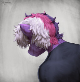 Rating: s
ID: 5670417
Date: 2025-06-27 04:36:54 -0400
Status: pending
Score: 2
2025 alternate_hairstyle anthro black_clothing black_shirt black_t-shirt black_topwear clothing cosplay digital_drawing_(artwork) digital_media_(artwork) equid equine facial_scar female friendship_is_magic grey_background hair hasbro hi_res jujutsu_kaisen looking_down mammal messy_hair my_little_pony portrait purple_body purple_hair scar scars_all_over shirt signature simple_background solo suhar t-shirt topwear twilight_sparkle_(mlp) white_hair post #5670417