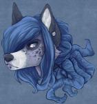 Rating: s
ID: 551230
Date: 2014-10-28 12:21:07 -0400
Status: active
Score: 2
2014 ambiguous_gender anthro blue_hair canid canine ear_piercing facial_piercing fox fur grey_eyes hair headshot_portrait inky inner_ear_fluff jewelry lip_piercing long_hair looking_at_viewer mammal piercing portrait sad simple_background snout solo spiffybunny spots tuft post #551230