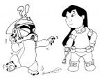 Rating: s
ID: 1872471
Date: 2019-05-13 19:13:15 -0400
Status: active
Score: 6
2005 4_fingers 4_toes alien ambiguous_gender armor black_and_white boots chest_tuft claws clone_trooper clothed clothing cosplay costume darthzemog disney duo experiment_(lilo_and_stitch) feet female fingers footwear fur hair headgear helmet human interrobang lilo_and_stitch lilo_pelekai long_hair looking_at_another mammal monochrome mostly_nude padme_amidala shoes simple_background standing star_wars stitch_(lilo_and_stitch) toes tuft white_background young post #1872471