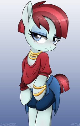2018 blue_background blue_eyes bracelet clothed clothing equine eyelashes eyeshadow female feral friendship_is_magic fully_clothed hair half-closed_eyes hi_res hooves jewelry makeup mammal mascara midriff my_little_pony navel necklace portrait pose red_hair shirt short_hair shorts signature simple_background smile solo standing valley_glamour_(mlp) yorozpony
Rating: Safe
Score: 3
User: GlimGlam
Date: April 19, 2018 2018 blue_background blue_eyes bracelet clothed clothing equine eyelashes eyeshadow female feral friendship_is_magic fully_clothed hair half-closed_eyes hi_res hooves jewelry makeup mammal mascara midriff my_little_pony navel necklace portrait pose red_hair shirt short_hair shorts signature simple_background smile solo standing valley_glamour_(mlp) yorozpony
Rating: Safe
Score: 3
User: GlimGlam
Date: April 19, 2018