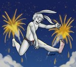 Rating: s
ID: 5189601
Date: 2024-11-18 06:16:52 -0500
Status: active
Score: 1
2020 5_fingers 5_toes air_guitar american_flag anthro barefoot big_feet biped bunnyfeet claws clothed clothing cloud digital_drawing_(artwork) digital_media_(artwork) feet fingers fireworks flag_underwear full_foot_pawpads fur hair jumping lagomorph leporid male mammal night paws plantigrade rabbit sky solo toe_claws toes topless topless_anthro topless_male underwear underwear_only united_states_of_america vinny_(pyro-bunny) white_body white_fur white_hair post #5189601