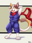 Rating: s
ID: 4082392
Date: 2023-05-30 15:28:57 -0400
Status: active
Score: 9
2021 anthro calico_cat clothed clothing domestic_cat doodle_champion_island_games ears_up fangs felid feline felis female fur google google_doodle hands_behind_head looking_at_viewer lucky_(google) mammal marcushunter open_mouth raised_tail red_scarf scabbard scarf signature smile smiling_at_viewer solo standing tail teeth tongue wide_eyed post #4082392