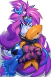 Rating: s
ID: 4052777
Date: 2023-05-15 00:45:31 -0400
Status: active
Score: 118
absurd_res anthro big_breasts blahaj blush breasts claws clothed clothing collar conditional_dnp cute_fangs description dragon eyewear fangs female fish footwear glasses glistening glistening_body green_eyes hair hi_res horn hug hybrid ikea latex long_hair looking_at_viewer marine mythological_creature mythological_scalie mythology oksara oksara_(character) pattern_clothing pawpads paws plushie purple_hair scalie shark simple_background socks solo striped_clothing stripes tail teeth wide_hips worried post #4052777