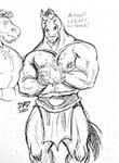 Rating: s
ID: 5029135
Date: 2024-09-04 02:24:57 -0400
Status: active
Score: 8
2024 anthro artist_name better_version_at_source black_and_white body_hair bottomwear chest_hair clothing conditional_dnp cracking_knuckles dialogue dialogue_in_description dickarmdaryl dotted_background draft_horse equid equine half-length_portrait hatching_(art) hi_res horse irreplaceable_bvas loincloth looking_at_viewer male mammal monochrome muscular pattern_background portrait rubbing_hands seductive shaded shire signature simple_background sketch solo standing text traditional_media_(artwork) warrior post #5029135