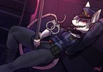 Rating: s
ID: 5629565
Date: 2025-06-08 19:30:15 -0400
Status: active
Score: 3
absurd_res anthro athletic baton belt boots brushart clothing cuff_(restraint) female footwear hair handcuffs hat headgear headwear hi_res jacket jewelry mammal metal_cuffs murid murine officer_flint_(foresttherotten) police rat restraints rodent shoes sitting solo tail tight_suit tongue topwear van_combat vest white_body white_hair post #5629565