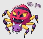 Rating: s
ID: 5127402
Date: 2024-10-20 07:23:23 -0400
Status: active
Score: 2
2_horns ambiguous_gender arachnid arthropod beta_ariados beta_pokemon_(species) beta_pokemon_games feral gooompy hexapod horn nintendo pokemon purple_head red_body reference_image simple_background solo post #5127402