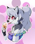 Rating: s
ID: 5601290
Date: 2025-05-27 00:35:24 -0400
Status: active
Score: 32
absurd_res anthro arm_tuft black_fingernails black_nails black_nose canid canid_demon canine canis cheek_tuft clothing collar colored_nails demon dessert domestic_dog ear_piercing ear_ring eating eating_food eyebrow_piercing eyebrow_through_hair eyebrows eyelashes facial_piercing facial_tuft female fingerless_gloves fingernails food frilly fur glistening glistening_clothing gloves grey_body grey_fur grey_hair hair half_dime handwear hellhound helluva_boss hi_res humanoid_hands husky hybrid ice_cream inner_ear_fluff looking_at_viewer loona_(helluva_boss) mammal multicolored_body multicolored_fur mythological_canine mythological_creature mythology nails nordic_sled_dog piercing ponytail purple_clothing red_eyes ring_piercing shoulder_tuft smile smiling_at_viewer solo spitz tongue tongue_out translucent translucent_hair tuft white_body white_fur wolf post #5601290