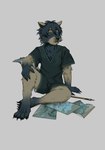 Rating: s
ID: 4849972
Date: 2024-06-13 11:45:04 -0400
Status: active
Score: 5
2023 5_fingers anthro bangs barefoot bent_legs black_claws black_nose blue_body blue_eyebrows blue_eyes blue_fur blue_hair blue_tail_tip bottomwear brown_body brown_fur brown_inner_ear brush cheek_tuft chest_tuft claws closed_smile clothing colored digital_drawing_(artwork) digital_media_(artwork) dipstick_tail ellis_(hydr4nge4) eyebrows facial_tuft feet finger_claws fingers fluffy fluffy_tail fur green_bottomwear green_clothing green_shirt green_shorts green_t-shirt green_topwear grey_background hair hand_on_knee hand_on_leg hi_res hydr4nge4 looking_at_viewer male mammal markings mouth_closed multicolored_body multicolored_fur paintbrush painting_(object) paws procyonid pupils raccoon shaded shirt shorts simple_background sitting smile smiling_at_viewer solo t-shirt tail tail_markings toe_claws topwear tuft whiskers white_pupils post #4849972