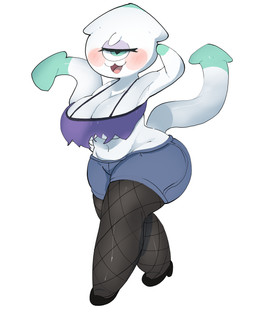 Rating: s
ID: 5598649
Date: 2025-05-25 23:49:38 -0400
Status: active
Score: 9
1_eye 2024 4:5 absurd_res abyss_creature_(artist) anthro big_breasts blue_bottomwear blue_clothing blue_eyes blue_shorts blush bottomwear breasts cephalopod cleavage clothed clothed_anthro clothed_female clothing coleoid crop_top decapodiform digital_drawing_(artwork) digital_media_(artwork) dipstick_tentacles female female_anthro fishnet_clothing fishnet_legwear footwear full-length_portrait gloves_(marking) half-closed_eyes hi_res legwear marine markings mollusk narrowed_eyes navel non-mammal_breasts one_eyed_squid_(character) open_mouth open_smile portrait purple_clothing purple_crop_top purple_shirt purple_topwear rosy_cheeks shirt shoes shorts simple_background smile solo squid tentacles topwear white_background wide_hipped_anthro wide_hipped_female wide_hips post #5598649