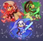 Rating: s
ID: 2032409
Date: 2019-10-24 01:17:12 -0400
Status: active
Score: 14
alternate_universe amazon_parrot ambiguous_gender anatid anseriform avian bird cape chicken clothing costume disney domestic_duck donald_duck duck eye_mask galliform gallus_(genus) group gun handgun hi_res jose_carioca legend_of_the_three_caballeros melee_weapon neotropical_parrot panchito_pistoles parrot phasianid pistol polearm raisalintang ranged_weapon spear superhero sword the_three_caballeros trio true_parrot umbrella weapon post #2032409