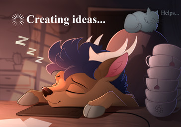 antlers blue_hair brown_fur cat cervine deer duo english_text feline feral fur hair hooves horn mammal sleeping smile sound_effects text yakovlev-vad zzz
Rating: Safe
Score: 10
User: Millcore
Date: August 18, 2017 antlers blue_hair brown_fur cat cervine deer duo english_text feline feral fur hair hooves horn mammal sleeping smile sound_effects text yakovlev-vad zzz
Rating: Safe
Score: 10
User: Millcore
Date: August 18, 2017