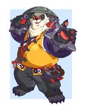 Rating: s
ID: 5547637
Date: 2025-05-04 02:07:00 -0400
Status: active
Score: 8
2025 4_toes 5_fingers anthro asian_clothing asian_conical_hat barefoot bear belly bracelet chinese_clothing claws clothing east_asian_clothing eryeclover eyewear feet fingers fur giant_panda glasses hat headgear headwear hi_res jewelry male mammal mihoyo multicolored_body multicolored_fur neck_tuft overweight pan_yin_hu pawpads plantigrade ring smile solo spiked_bracelet spikes toe_claws toes tuft zenless_zone_zero post #5547637
