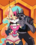 Rating: s
ID: 5659423
Date: 2025-06-22 00:23:49 -0400
Status: active
Score: 15
49ersrule07 4:5 4_arms 5_fingers anthro arm_tattoo arthropod bee black_nose blind_eye blue_hair bottomwear breasts canid canid_demon canine clothed clothed_anthro clothed_female clothed_male clothing crop_top demon dialogue duo eye_scar facial_scar fangs female fingers fox fur grey_body grey_fur hair hand_on_face hellhound helluva_boss hi_res hybrid hymenopteran insect jacket leather leather_clothing leather_jacket leather_topwear male male/female mammal multi_arm multi_limb multicolored_body multicolored_fur mythological_canine mythological_creature mythology pants pink_eyes pink_hair queen_bee-lzebub_(helluva_boss) red_sclera scar shirt shorts smile standing tail tattoo teeth text topwear two_tone_body two_tone_fur vortex_(helluva_boss) white_body white_eyes white_fur yellow_body yellow_fur post #5659423