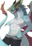 Rating: s
ID: 5350712
Date: 2025-02-04 04:43:15 -0500
Status: active
Score: 15
abs anthro blue_body bottomwear clothed clothing dragon duel_monster fur_hire green_hair hair hi_res kokodari male mythological_creature mythological_scalie mythology navel partially_clothed pecs rafale_champion_fur_hire scalie shorts solo wings yellow_eyes yu-gi-oh! post #5350712