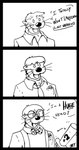 Rating: s
ID: 5460076
Date: 2025-03-27 15:04:54 -0400
Status: active
Score: 1
2010 3_panel_comic anthro apple_logo artist_logo bow_tie buckteeth comic dialogue eyewear glasses hi_res humor larp logo male mammal melee_weapon mustelid nerd otter pandottermon solo stereotype sword teeth weapon post #5460076