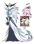 Rating: s
ID: 5588672
Date: 2025-05-21 16:24:31 -0400
Status: active
Score: 45
akada anthro avian beak bird clothed clothing crown demon dress eyelashes female fusion headgear helluva_boss hi_res long_eyelashes redesign reference_image simple_background solo stella_(helluva_boss) white_background post #5588672