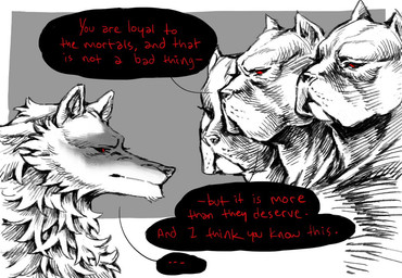 Rating: s
ID: 4371193
Date: 2023-10-24 10:45:21 -0400
Status: active
Score: 25
angst anthro black_sclera canid canid_demon canine canis cerberus conflicted death_(puss_in_boots) demon dialogue domestic_dog dreamworks duo english_text european_mythology facial_markings fan_character fluffy frown greek_mythology group head_markings hellhound male mammal markings mask_(marking) multi_head mythological_canine mythological_creature mythology pointy_ears prick_ears pupils puss_in_boots_(franchise) red_eyes scribbleshanks speech_bubble talking_to_another text wolf post #4371193