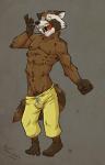 Rating: s
ID: 1334850
Date: 2017-09-20 13:23:03 -0400
Status: active
Score: 40
2015 5_fingers 5_toes abs absurd_res anthro athletic barefoot biped black_body black_fur brown_body brown_fur clothed clothing eyes_closed feet fingers full-length_portrait fur graphite_(artwork) guardians_of_the_galaxy hi_res k-9 long_torso low-riding male mammal marvel multicolored_body multicolored_fur muscular muscular_anthro navel open_mouth pecs plantigrade portrait procyonid pubes raccoon rocket_raccoon signature simple_background slim solo standing stretching tail toes topless traditional_media_(artwork) white_body white_fur yawn post #1334850