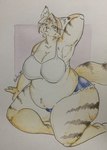 Rating: s
ID: 5609554
Date: 2025-05-30 15:15:23 -0400
Status: active
Score: 35
anthro clothed clothing felid female green_eyes hair hanging_belly hi_res mammal mihoyo overweight overweight_female pose pulchra_fellini signature solo stripes thick_thighs traditional_media_(artwork) veles_arts zenless_zone_zero post #5609554