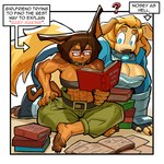 Rating: s
ID: 3471339
Date: 2022-07-27 17:02:27 -0400
Status: active
Score: 95
1:1 2022 5_toes abs absurd_res anthro armor bandeau bird_dog black_text book breastplate breasts brown_body brown_fur brown_hair canid canine canis ceehaz claws cleavage clothed clothing crossed_legs crosslegged_pose dobermann dog_knight_rpg domestic_dog english_text eyewear feet female female_anthro finger_claws fur glasses golden_retriever hair hi_res holding_book holding_object humanoid_feet humor hunting_dog jeane_(ceehaz) mammal multicolored_text muscular muscular_female pawpads pink_text pinscher plantigrade plantigrade_pawpads question_mark reading retriever rory_(ceehaz) sitting soles text text_box toe_claws toes topwear post #3471339