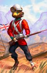 Rating: s
ID: 5331796
Date: 2025-01-26 11:34:38 -0500
Status: active
Score: 4
africa anthro army british canid canine canis clothing domestic_dog grenadier hi_res historical history hyena male mammal red_clothing red_shirt red_topwear shirt solo thepimpartist topwear united_kingdom war zulu post #5331796