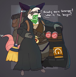 Rating: s
ID: 5671362
Date: 2025-06-27 15:00:20 -0400
Status: active
Score: 41
absurd_res almy american_opossum anthro atlyss backpack blush book broom capcom cleaning_tool clothed clothing coat crossover digital_media_(artwork) eyes_closed female fingerless_gloves gloves handwear hi_res mammal marsupial open_clothing open_coat open_topwear pockets potion resident_evil sally_(atlyss) simple_background solo tail text topwear virginia_opossum post #5671362