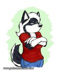 Rating: s
ID: 3537830
Date: 2022-08-30 17:42:03 -0400
Status: active
Score: 2
alan_foreman anthro black_body black_fur black_nose breasts canid canine canis clothed clothing crossed_arms domestic_dog female fur hair mammal mikittok_qimmiq nordic_sled_dog short_tail solo spitz tail the_whiteboard white_hair post #3537830