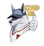 Rating: s
ID: 5604856
Date: 2025-05-28 15:39:58 -0400
Status: active
Score: 25
alternate_universe alternative_fashion anthro baseball_cap baseball_uniform canid canine canis cheek_tuft clothing death_(puss_in_boots) dreamworks facial_markings facial_tuft fur fuzzy gesture good_job grey_body grey_fur hakiku17 hand_gesture hat head_markings headgear headwear hi_res looking_at_viewer male mammal markings mask_(marking) neck_tuft pointy_ears praise prick_ears puss_in_boots_(franchise) reaction_image red_eyes shirt simple_background smile solo sportswear text thumbs_up topwear tuft uniform white_background white_clothing wolf post #5604856