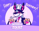 Rating: s
ID: 4622539
Date: 2024-02-25 20:29:34 -0500
Status: active
Score: 15
2024 ampwave anthro birthday birthday_cake black_body black_fur blue_ears cake candle clawzetto clothing dessert digital_media_(artwork) english_text eyes_closed fancy_beat_(clawzetto) food fur happy happy_birthday hat headgear headwear heart_symbol hi_res multicolored_body multicolored_fur nonbinary_(lore) party_hat pose sharp_teeth smile solo teeth text two_tone_body two_tone_fur white_body white_clothing white_fur white_hat white_headwear zipper post #4622539